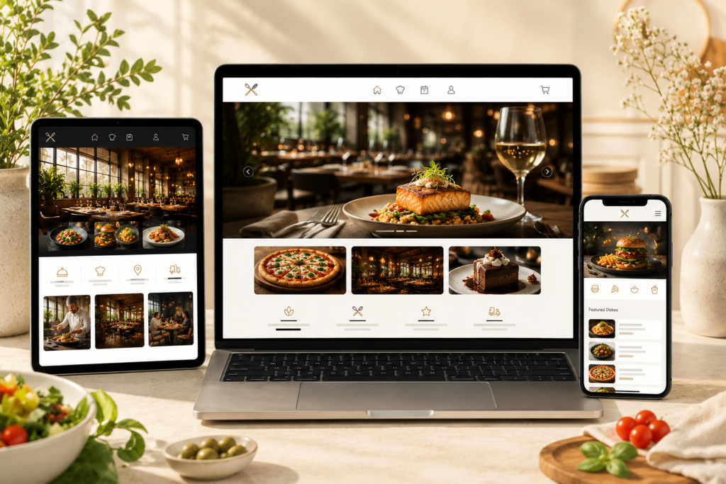 Bitecraft Restaurant and Food Truck Web Design